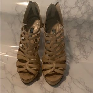 Prada cage bootie sandals